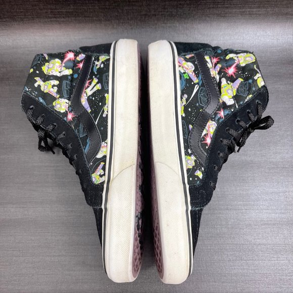 VANS x Toy Story Buzz Lightyear Sk8-Hi Disney Canvas Suede Women’s Size 7 Shoes - Picture 9 of 12